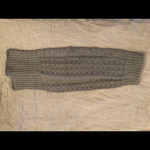 Suss shimmer silver/grey leg warms